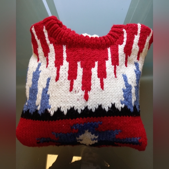 Handmade Acrylic Blend Sweater - Picture 2 of 4